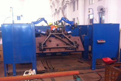 升降機附墻架焊接生產線 建筑機械領域的專業設備安裝服務